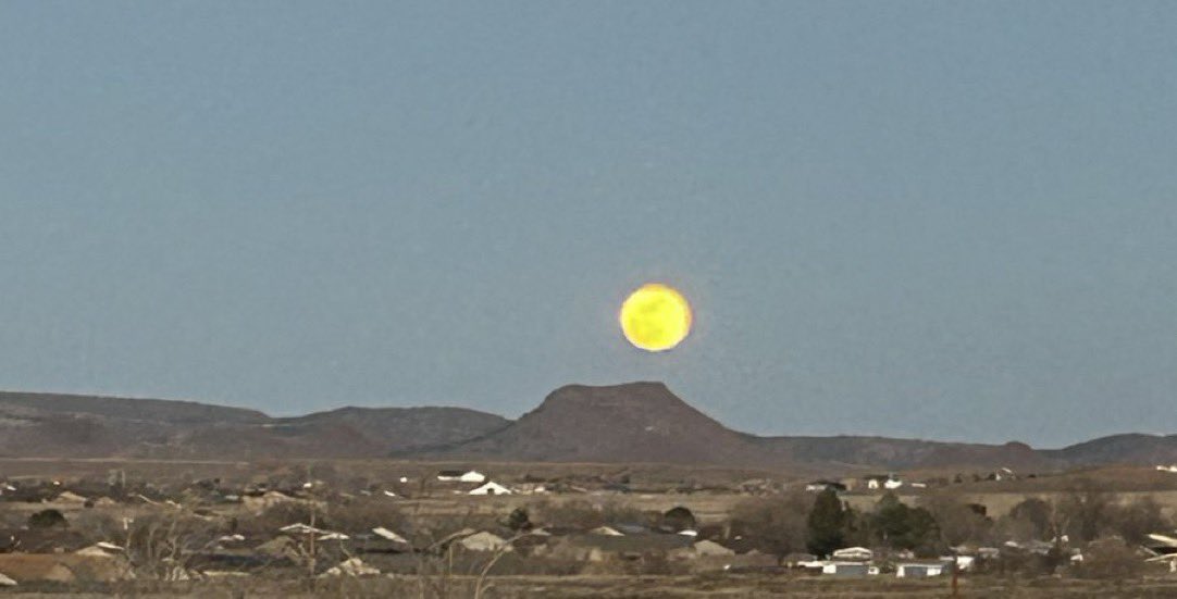 Moon Over Butte