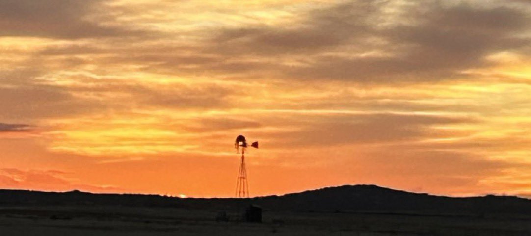 Sunset Windmill