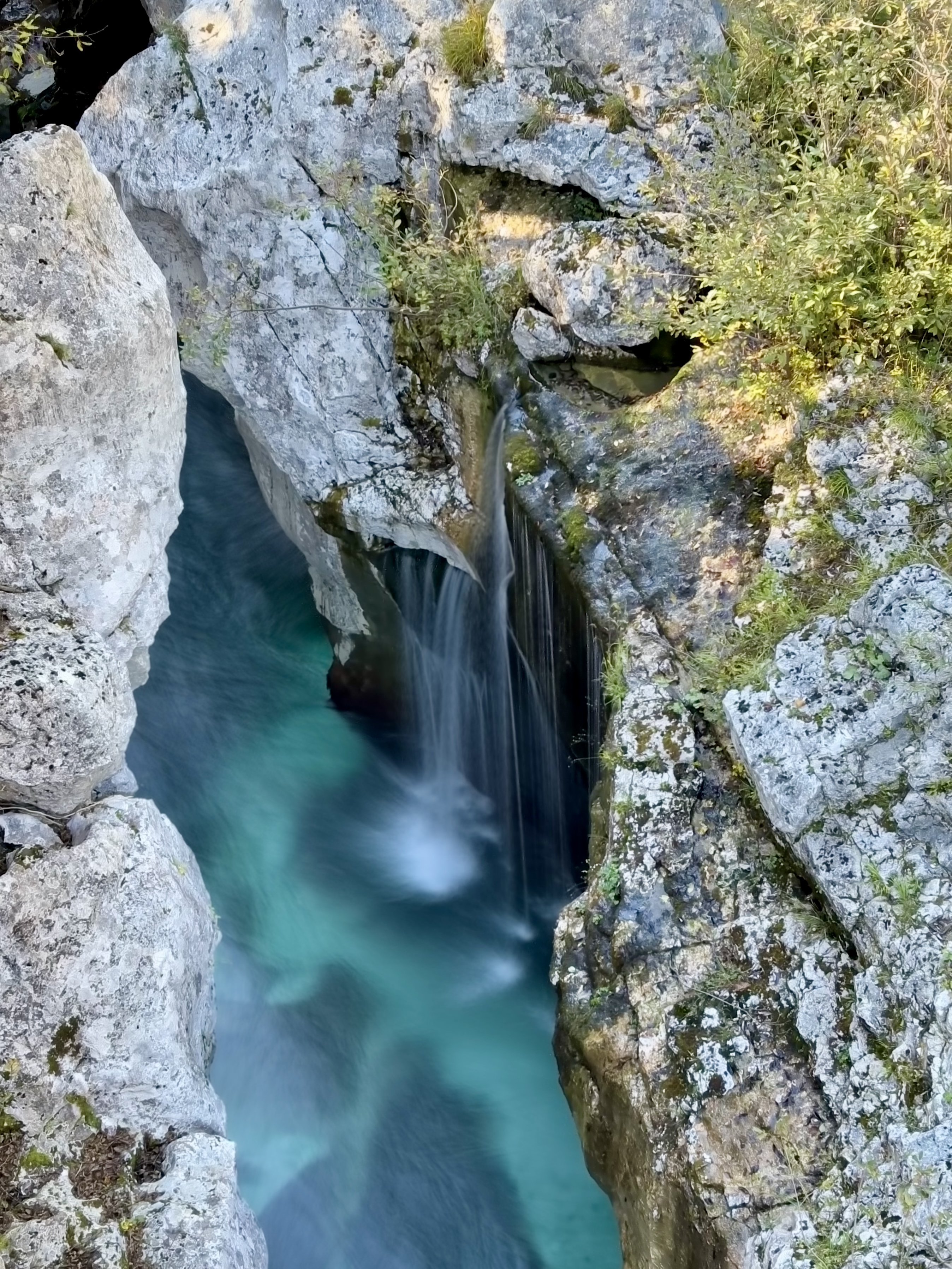 Little waterfall in Soca gorge